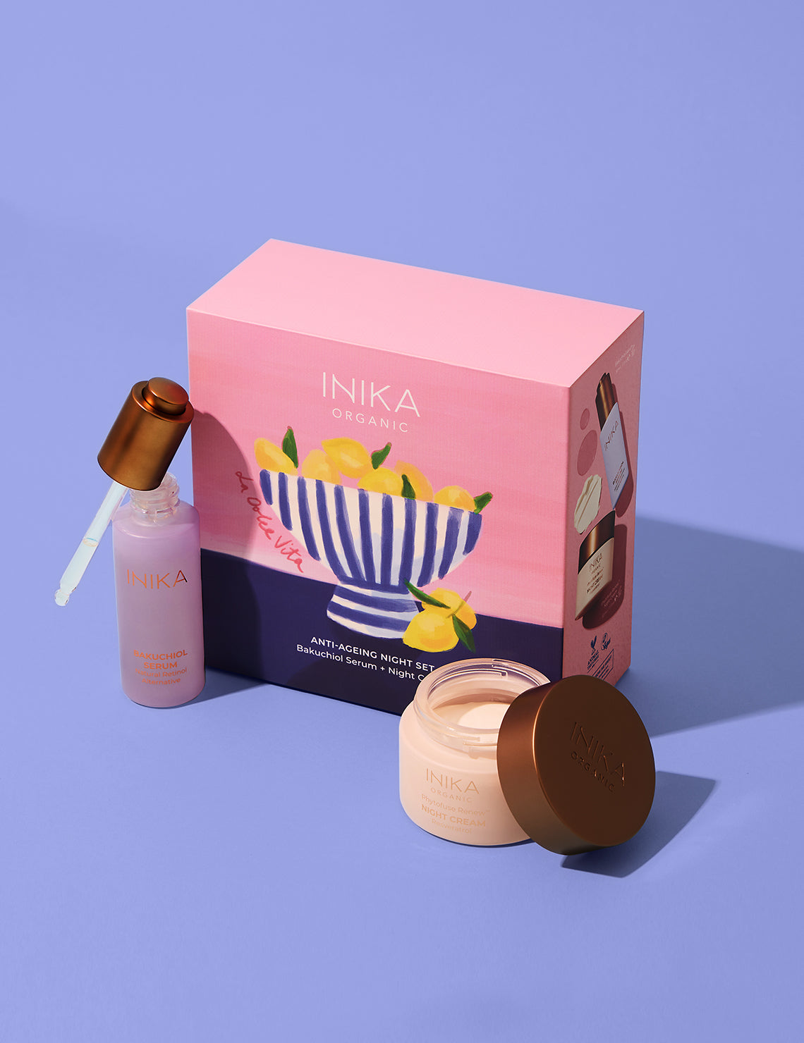 INIKA Organic Anti-Ageing Night Duo