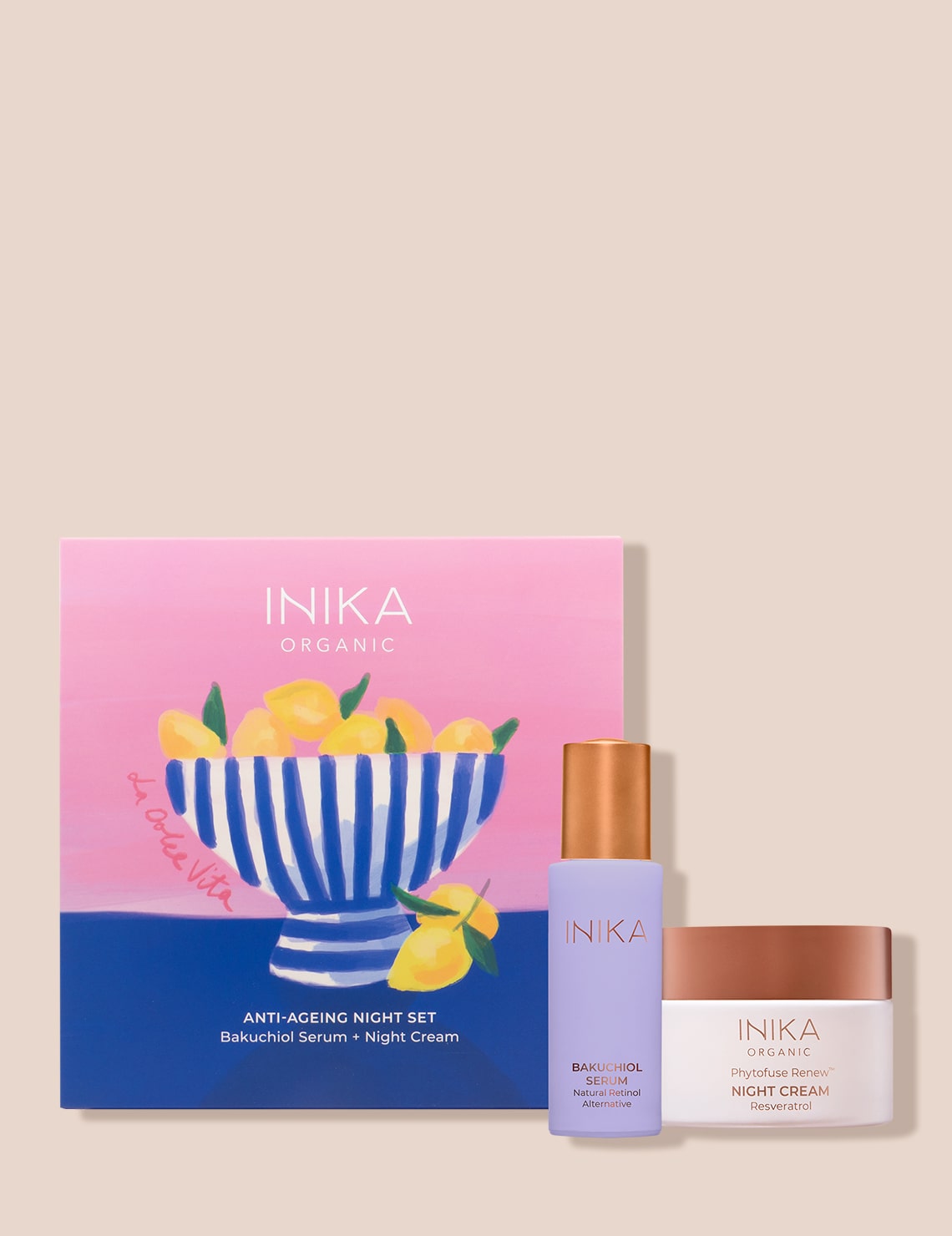 INIKA Organic Anti-Ageing Night Duo