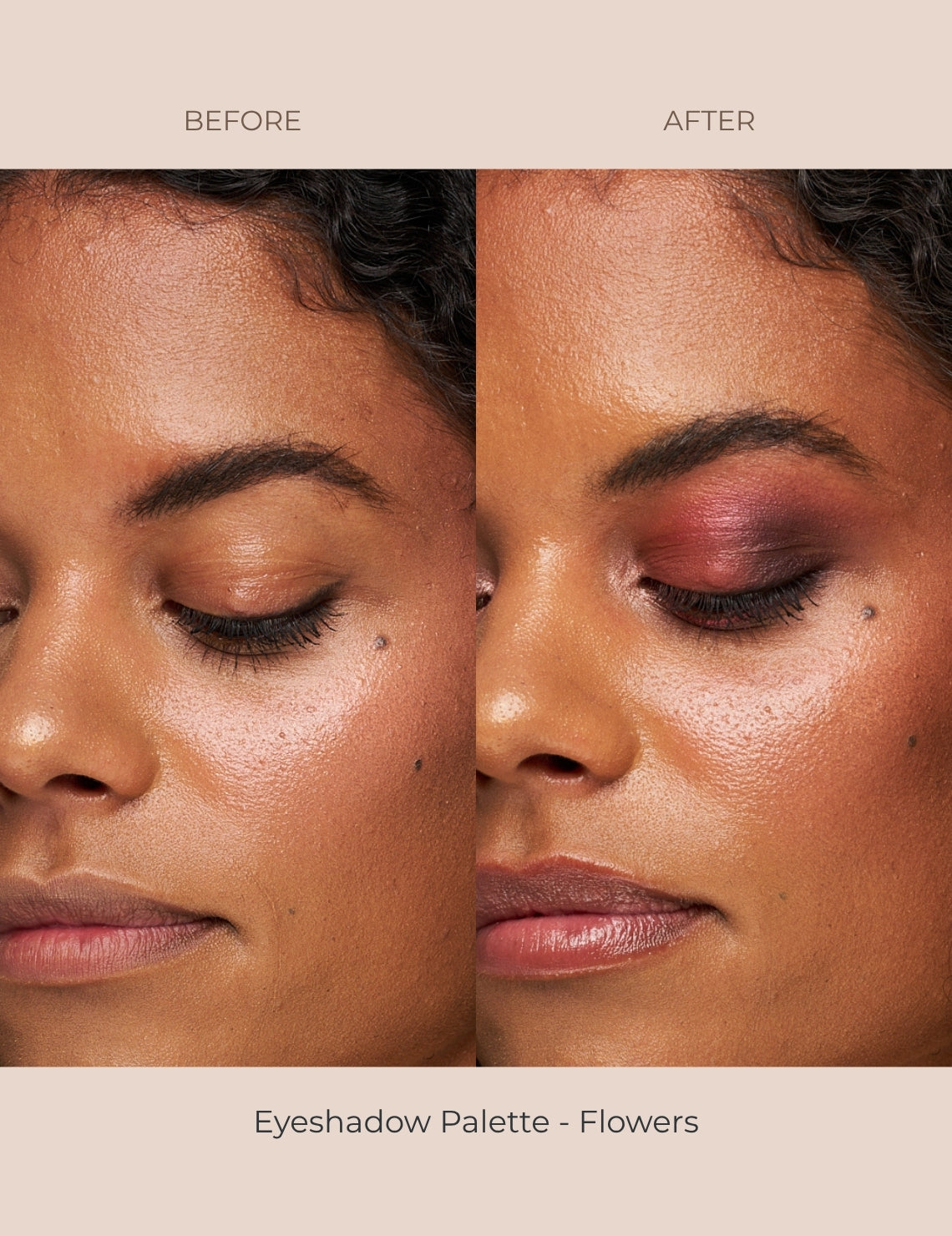INIKA Organic Quad Eyeshadow Palette (Flowers)