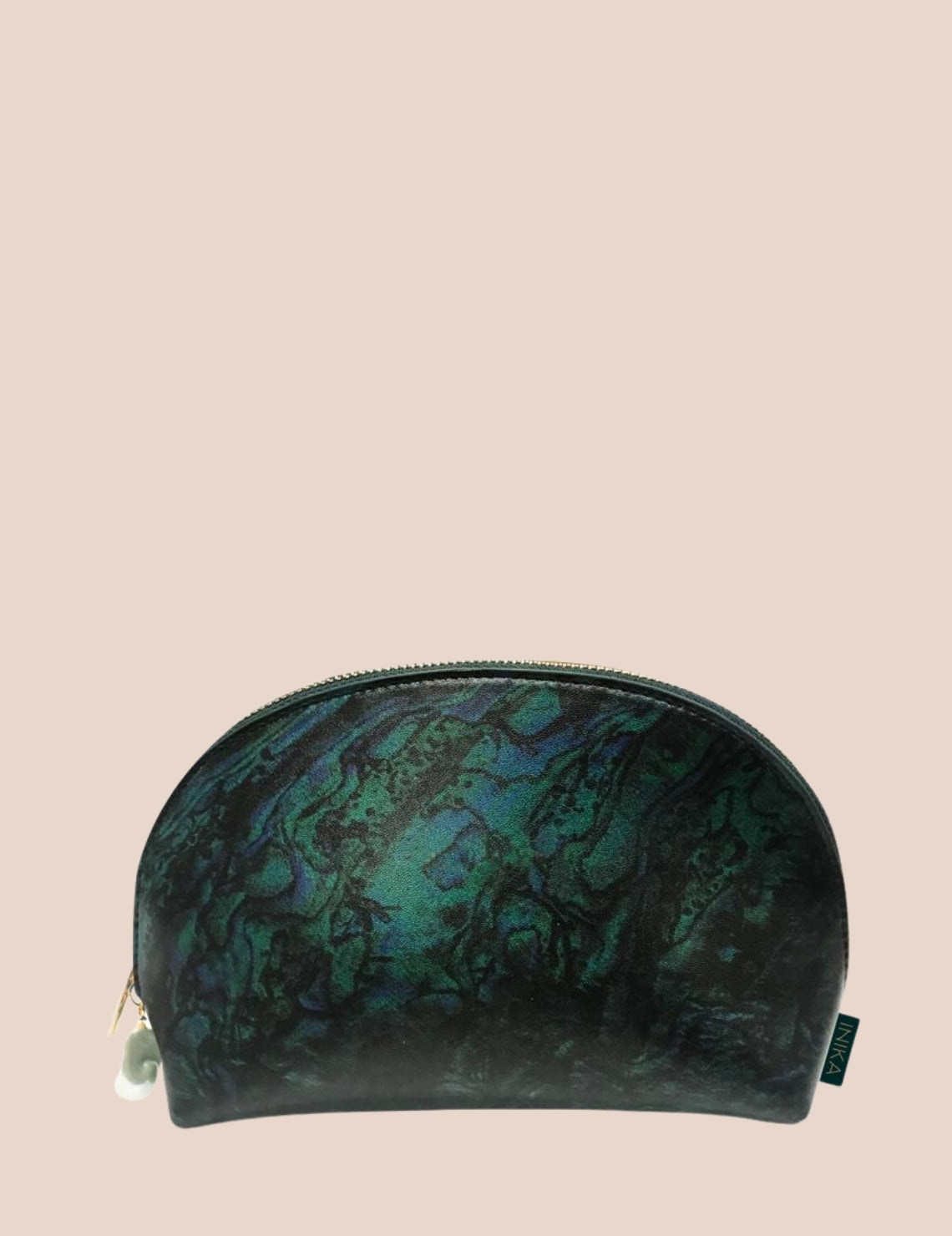 INIKA Organic Vegan Leather Cosmetic Pouch