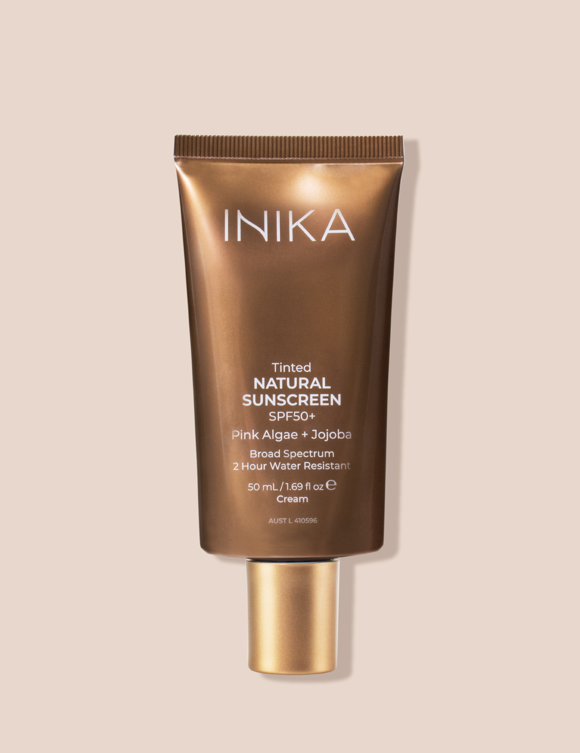 INIKA Organic Tinted Natural Sunscreen SPF50+ 50mL